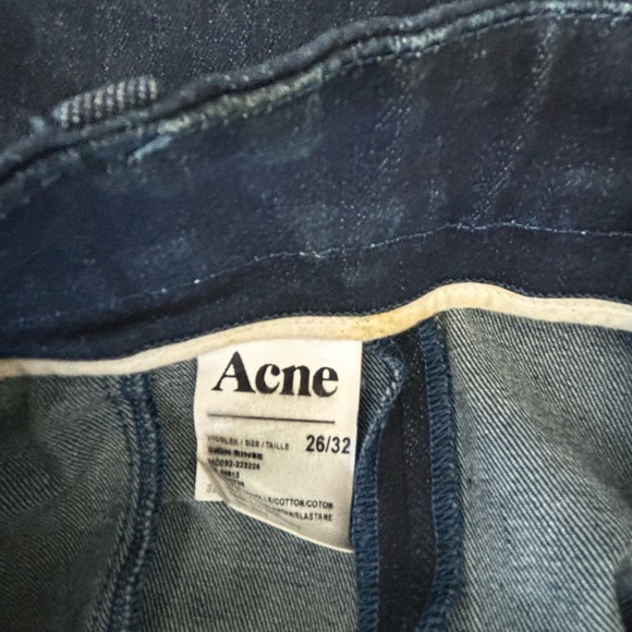 Dark blue ACNE jeans 26/32 - Picture 6 of 7